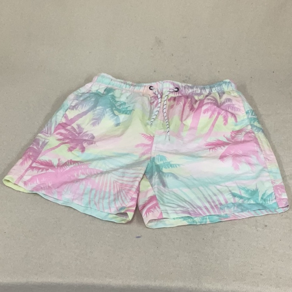 EUC Mens shein swim trunks with mesh lining